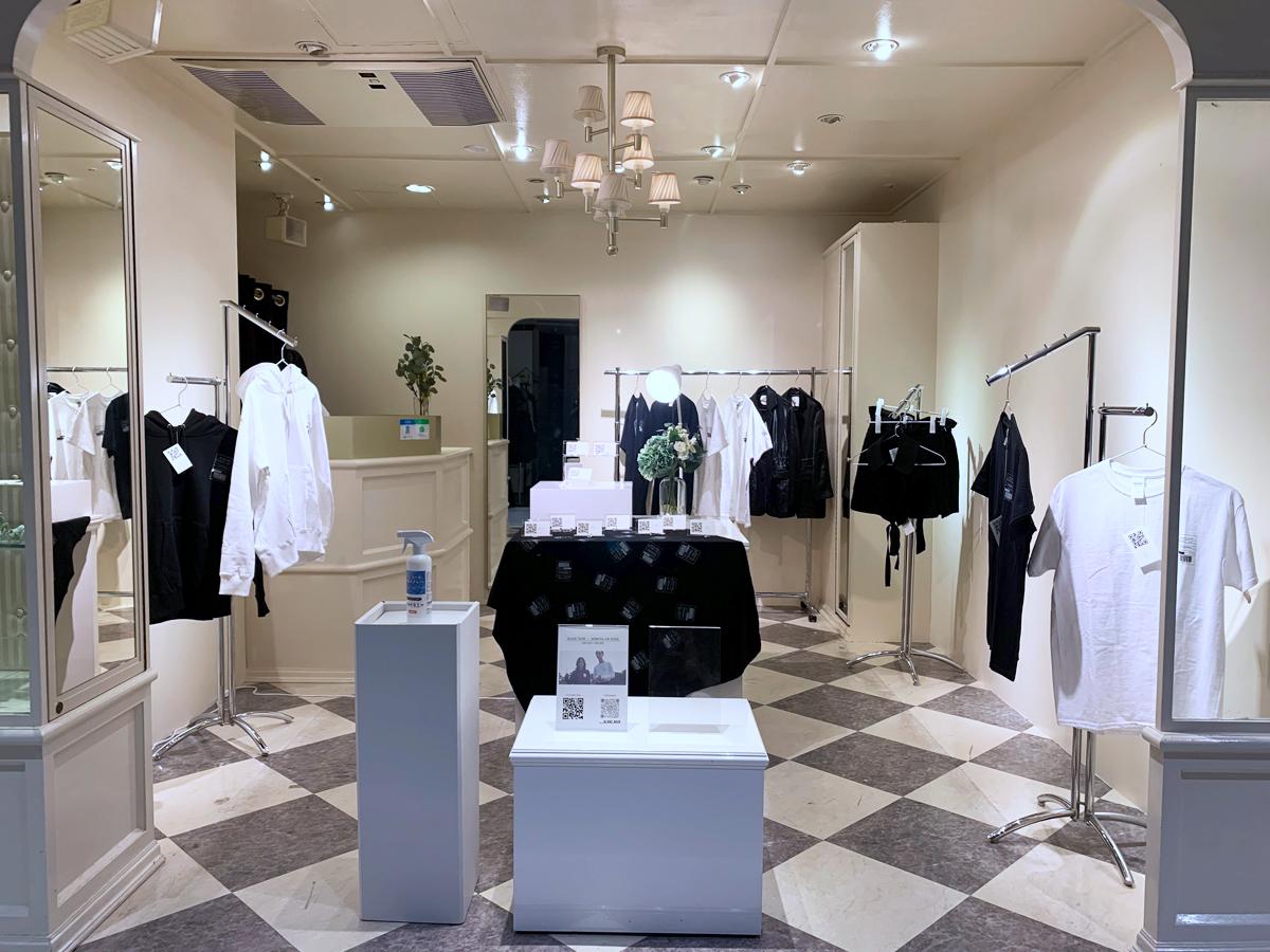 SHIBUYA109渋谷店内にオープンした「BLANC NOIR」のポップアップストア
