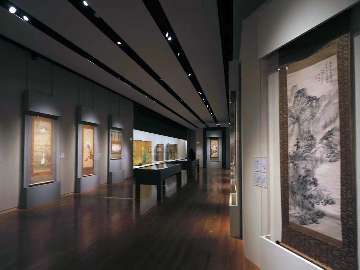 江戸絵画が並ぶエリア