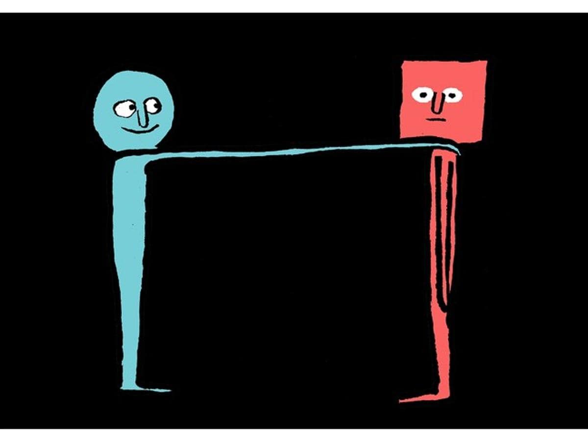 会場限定で販売予定のシルクスクリーン作品「PAPER PEOPLE」のイメージ&copy;Jean Jullien Courtesy of NANZUKA
