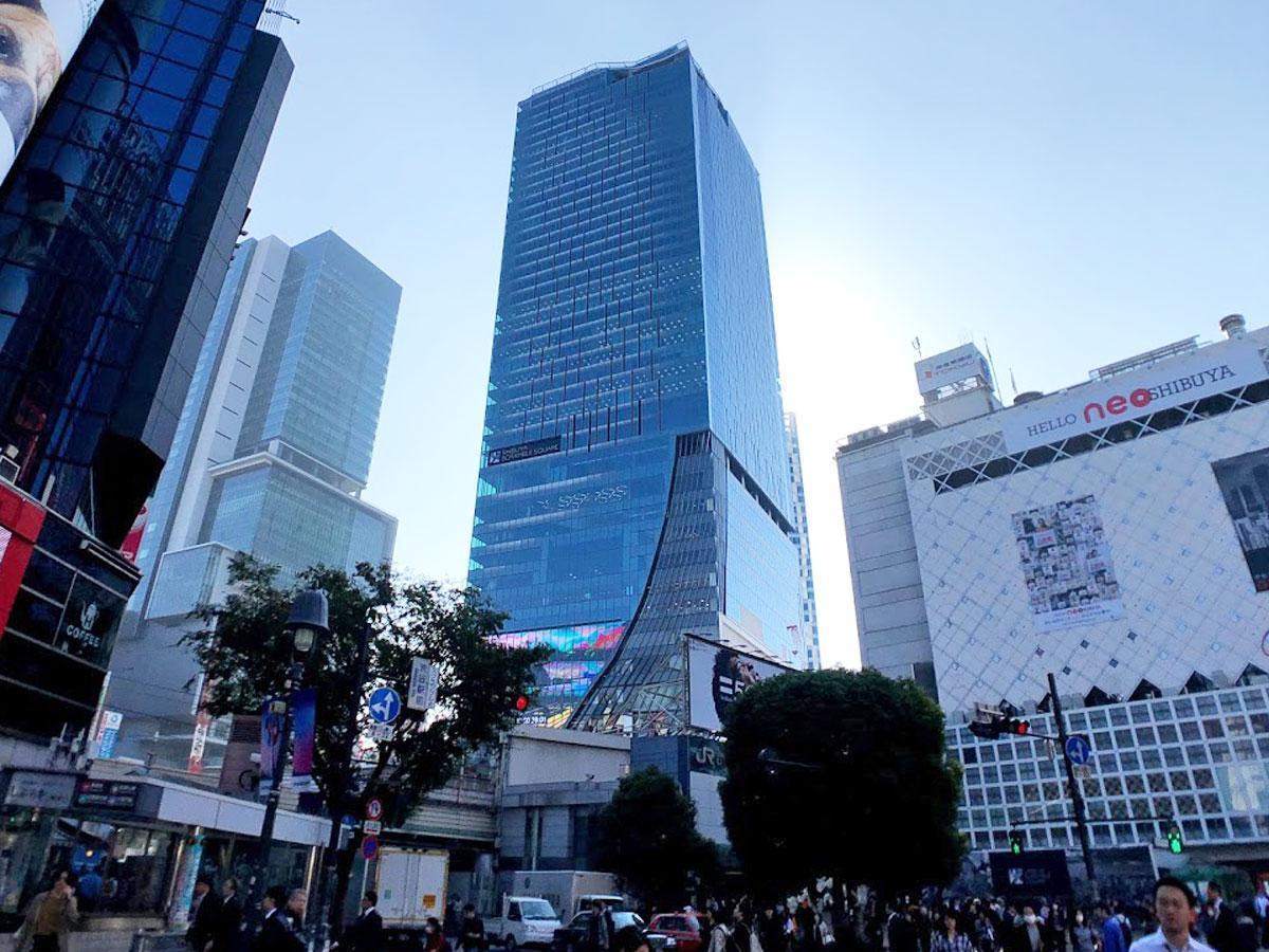 渋谷スクランブルスクエア（写真中央）