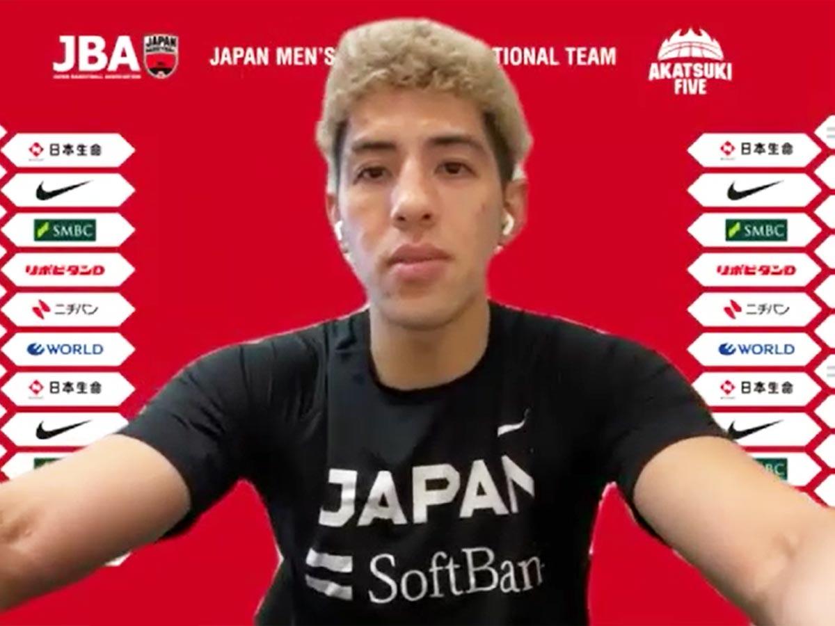 日本代表強化合宿に参加しているベンドラメ礼生選手