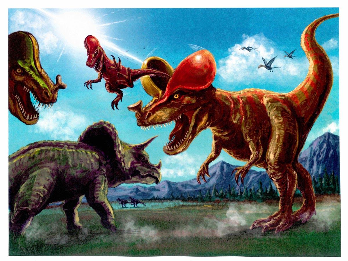 恐竜「カプセラノサウルス」の想像図&copy;National Nature graphics 2022