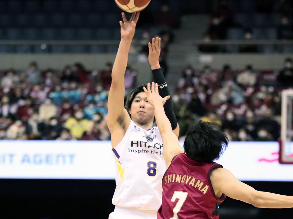 「ちょっと調子が戻ってきた」と16得点を挙げた高橋耕陽選手&copy;サンロッカーズ渋谷