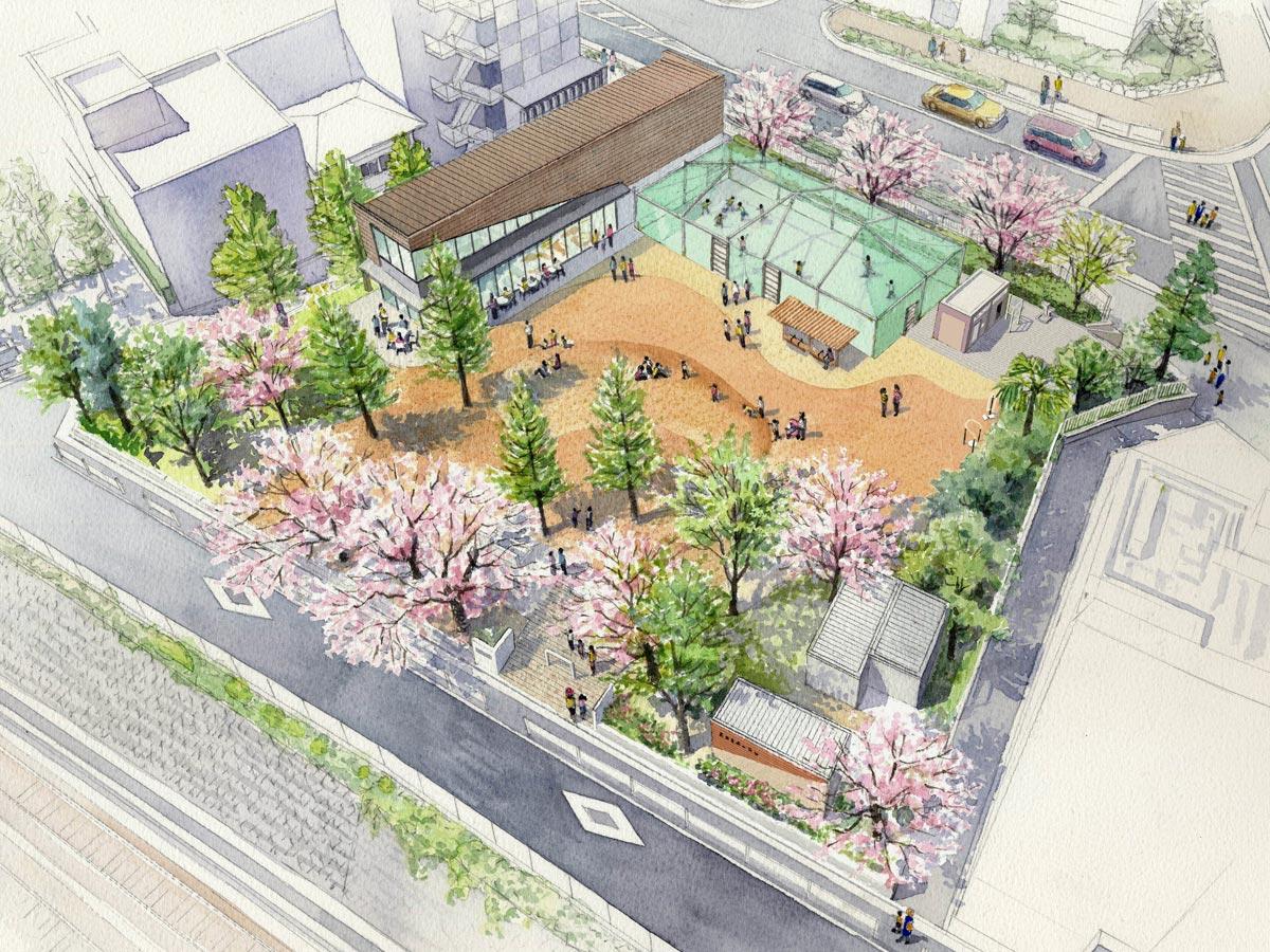 整備後の「恵比寿南一公園」のイメージ