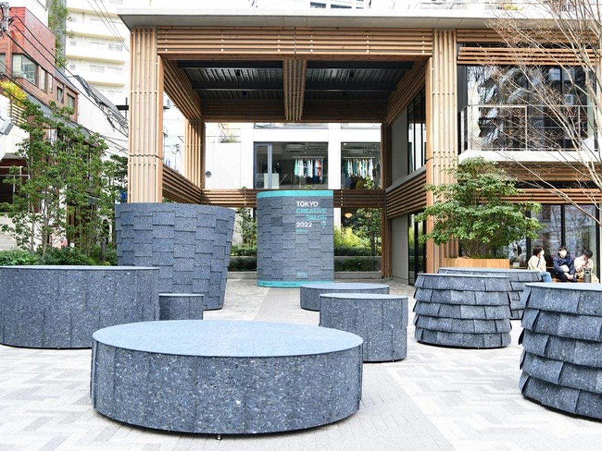 渋谷区立北谷公園のインスタレーション「A_BOX Shibuya+Harajuku」