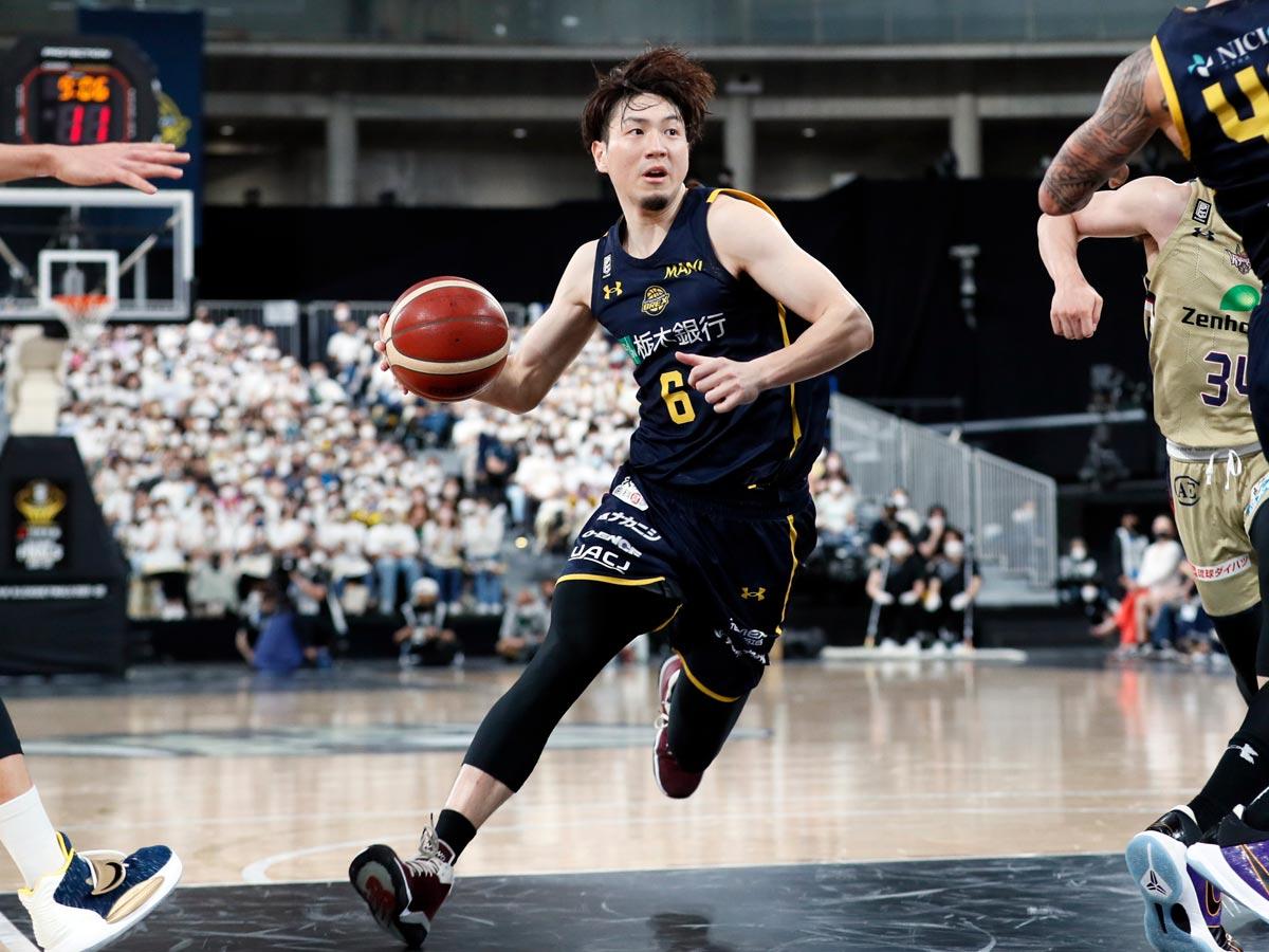 最終Qに11点を挙げるなどした宇都宮ブレックス・比江島慎選手&copy;B.LEAGUE