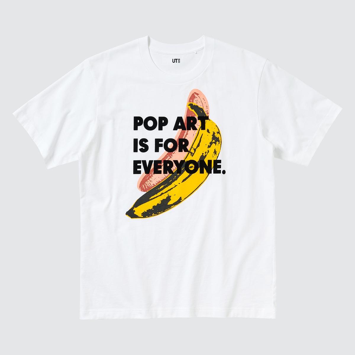 2012年に発売された故アンディ・ウォーホルさんとのコラボレーションTシャツ