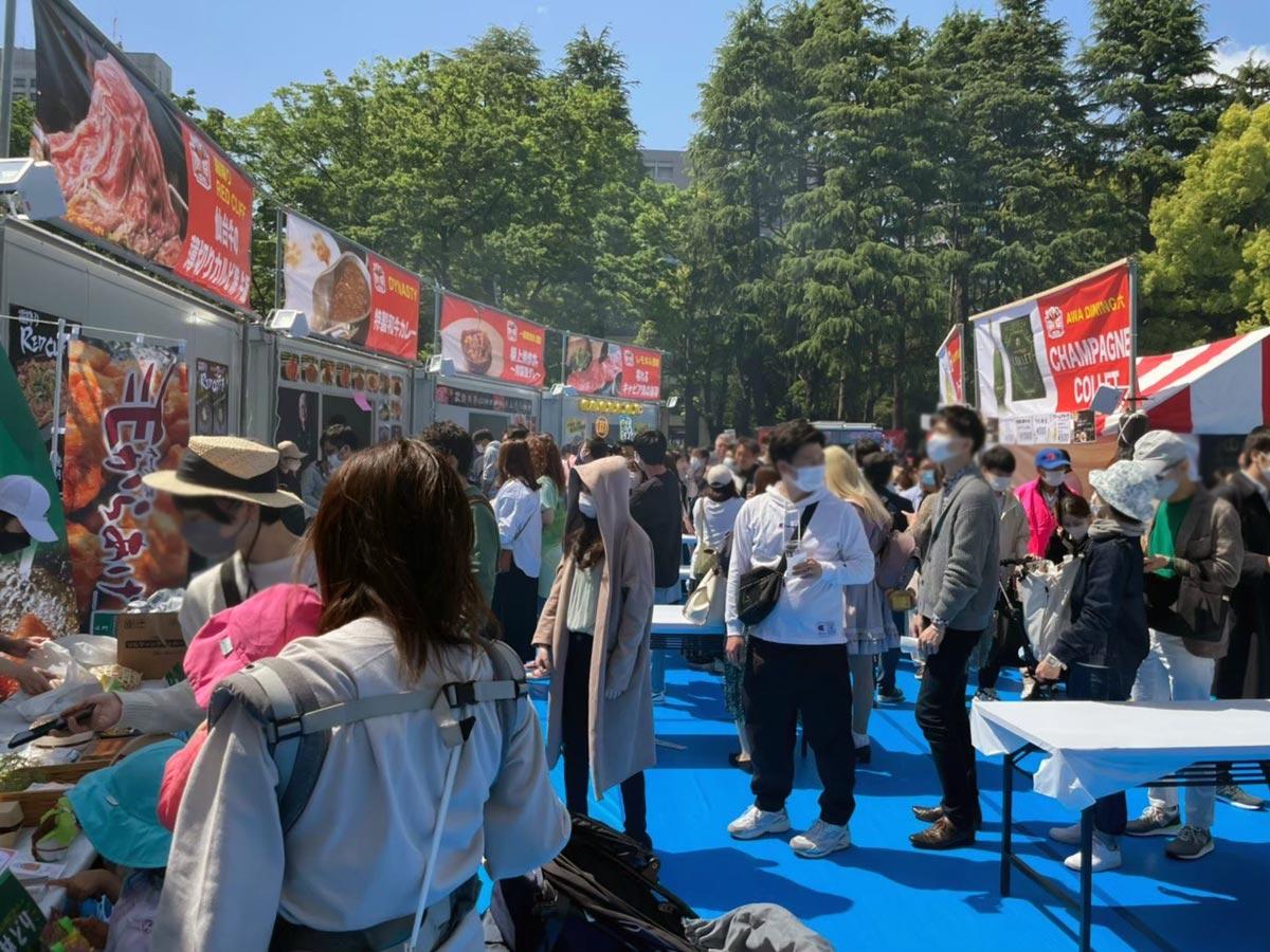 日比谷公園で初開催した際の会場の様子