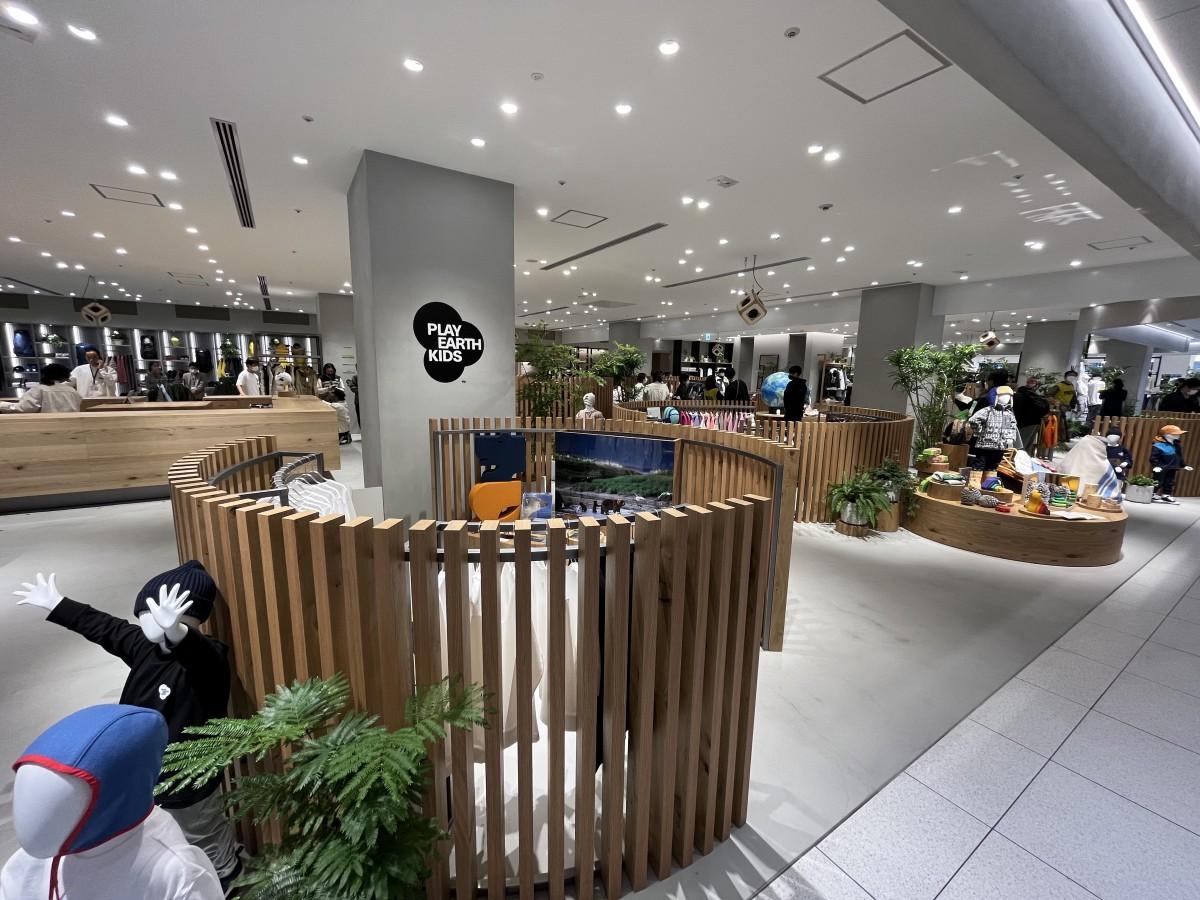 キッズ新業態となるエディトリアル店「プレイアースキッズ」店内