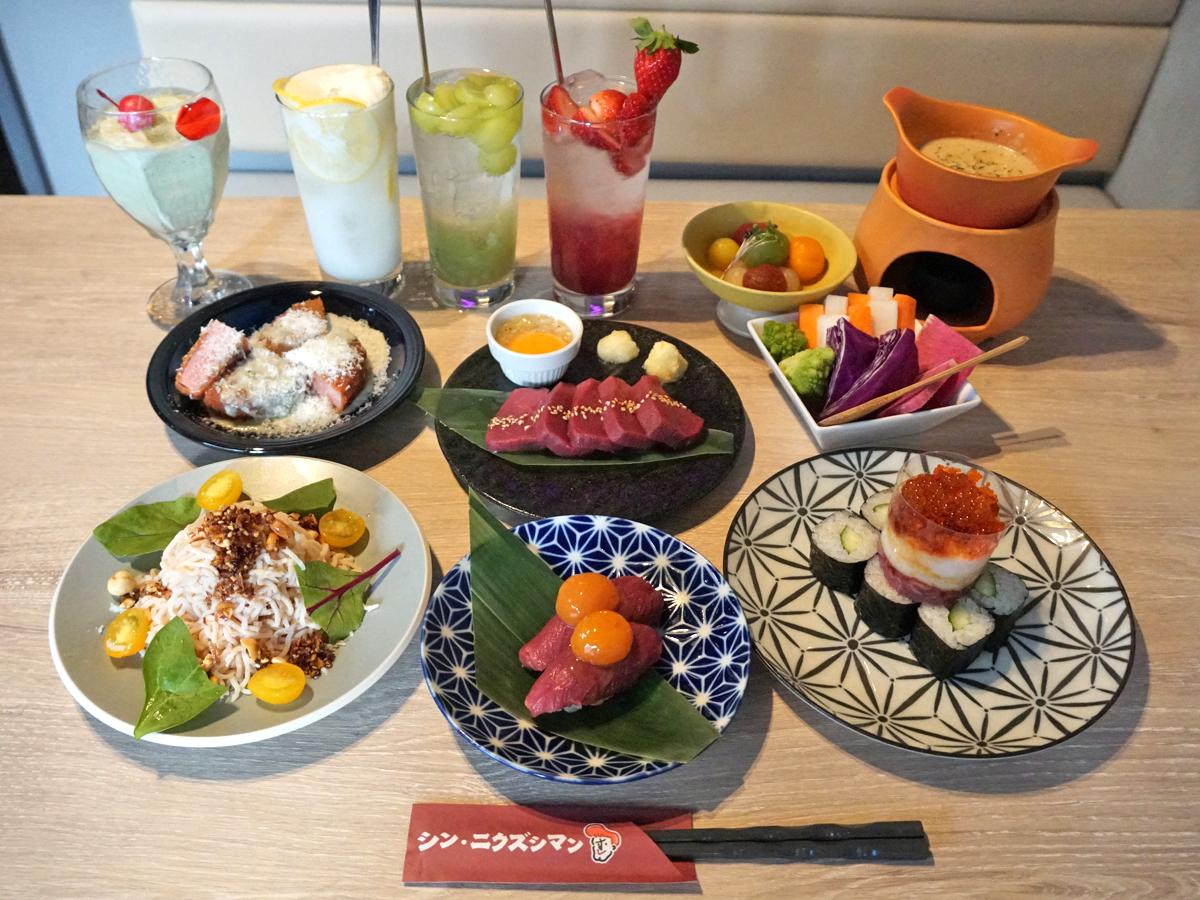 見た目などにも注力したメニュー