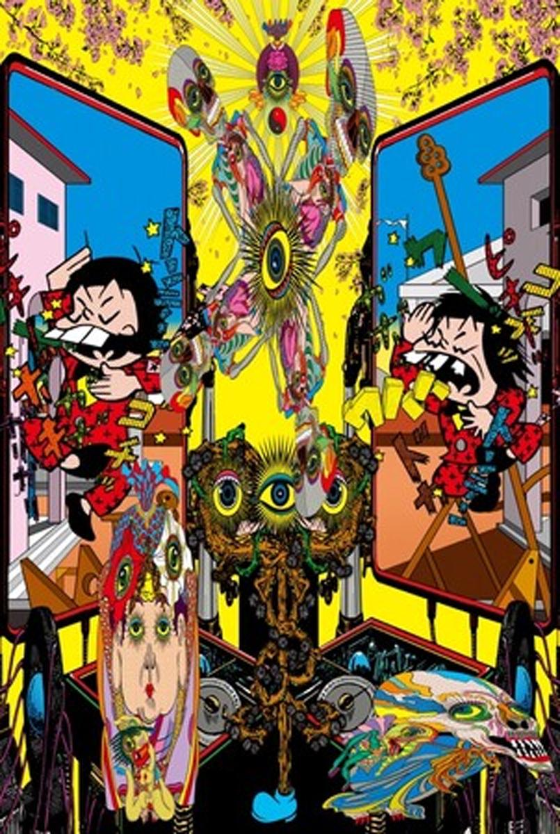 「天才バカボン」とコラボレーションした作品&copy;Keiichi Tanaami Courtesy of NANZUKA &copy;Fujio Productions Ltd.