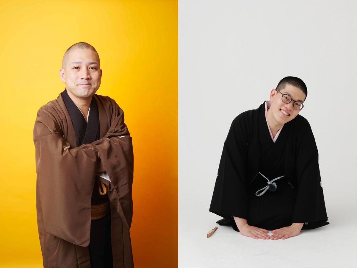 春風亭一之輔さん（左）、柳家小はださん（右）