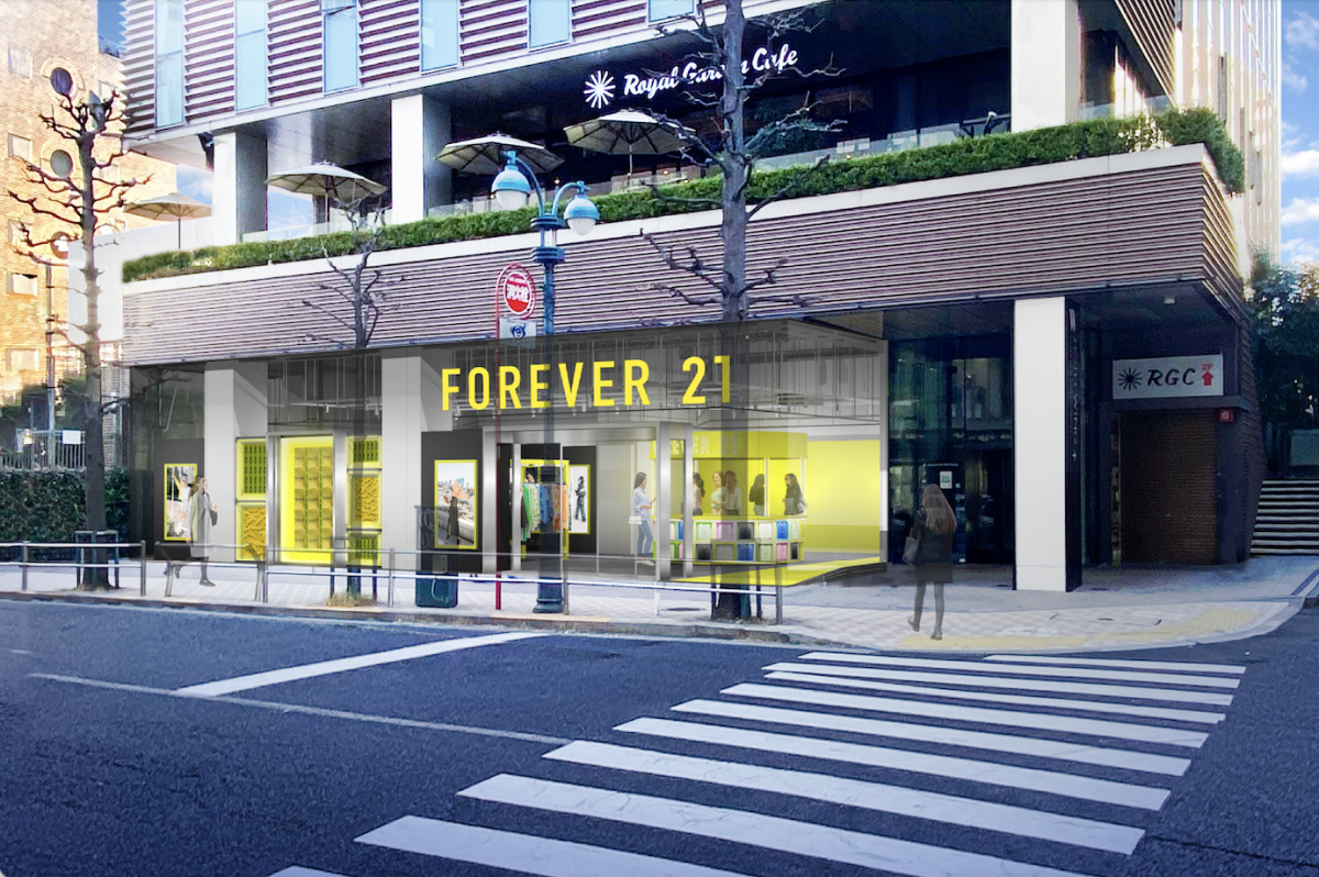 渋谷にオープンする「フォーエバー21」ポップアップショップ（外観イメージ）