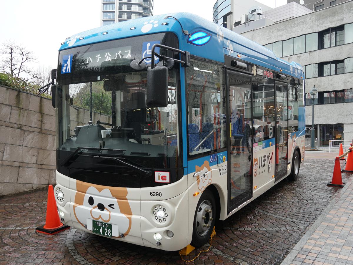 新たに導入されるEVの「ハチ公バス」