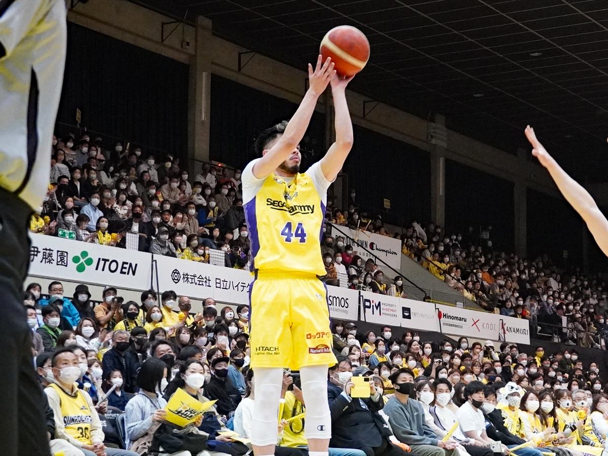 10得点アシスト5本などをマークした盛實海翔選手