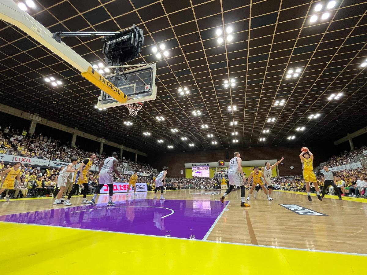 演出を新たにするなどしたサンロッカーズ渋谷のホームアリーナ