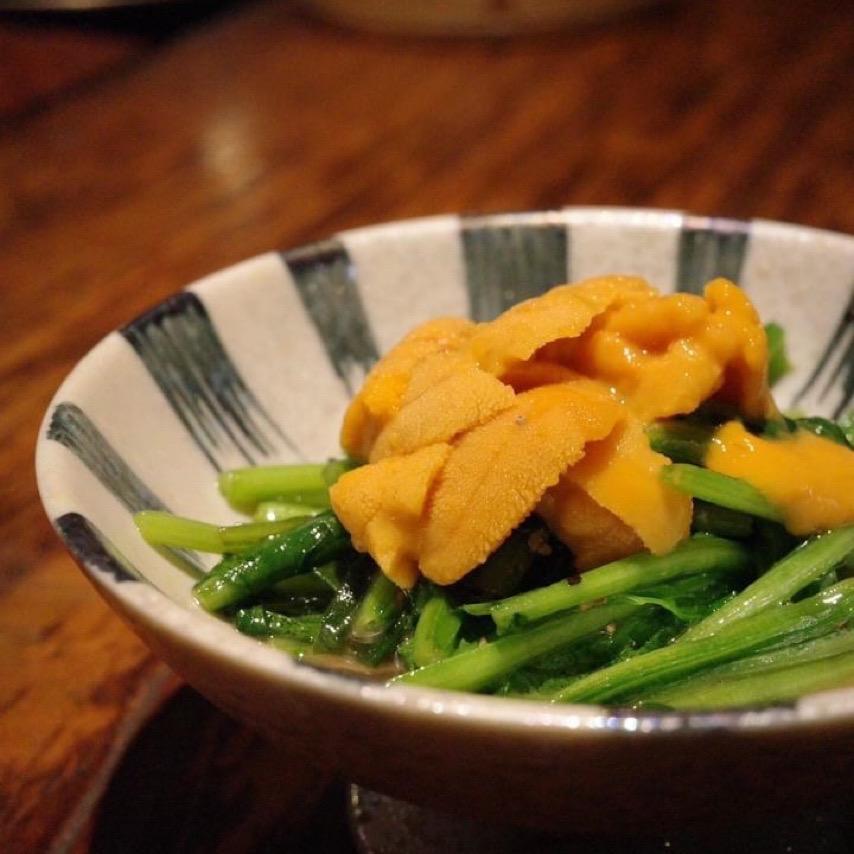 提供するメニューの一つ「うにホウレンソウの茶わん蒸し」