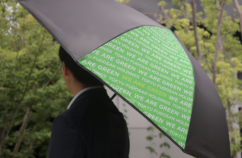 提供を始めたオリジナルの晴雨兼用傘