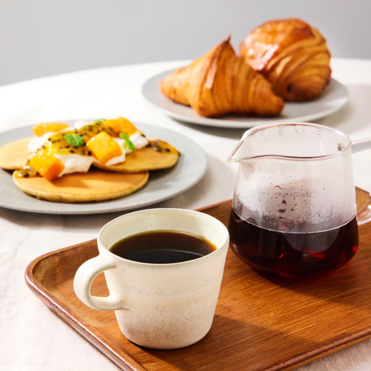 提供するコーヒーやパンケーキなど