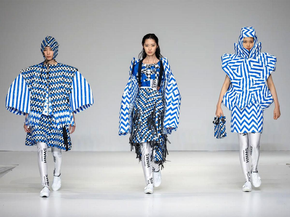 「東急プラザ原宿『ハラカド』」で展示するファッションコンテスト「第98回装苑賞」の受賞作品