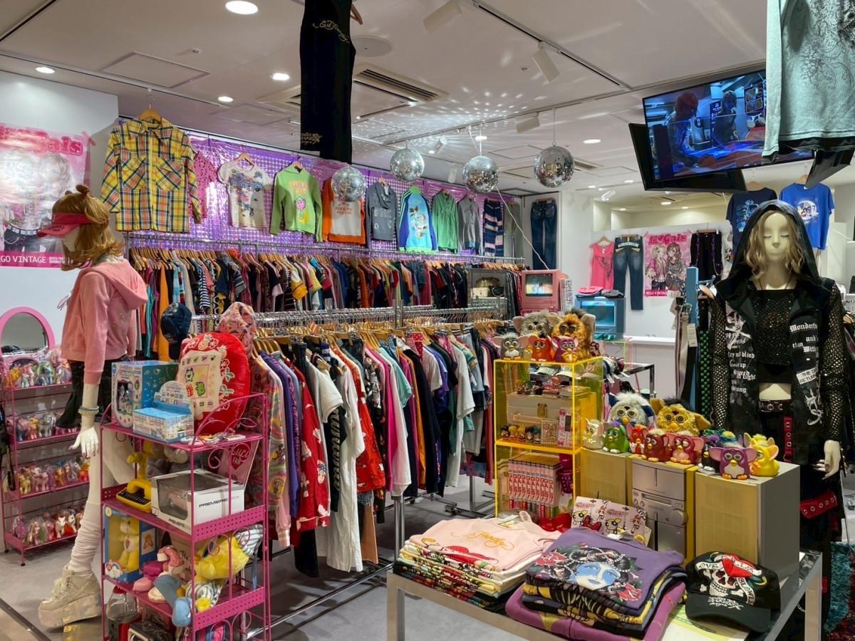ポップアップ店「WEGO VINTAGE 超GALS」店内