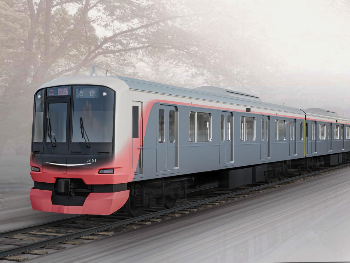 東横線「5050系（8両編成）」リニューアル後のイメージ