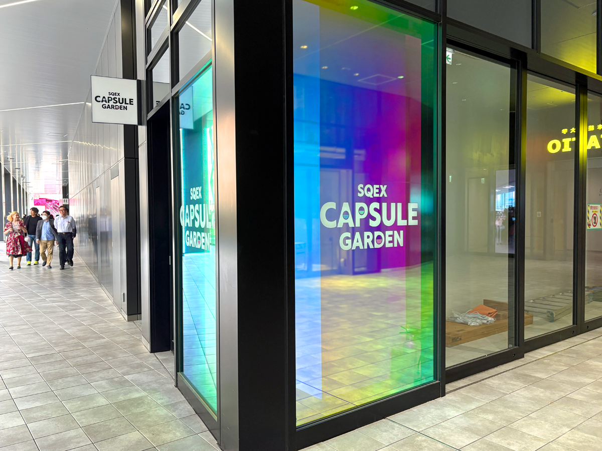 渋谷サクラステージにオープンする「SQEX CAPSULE GARDEN」（開業前の様子）