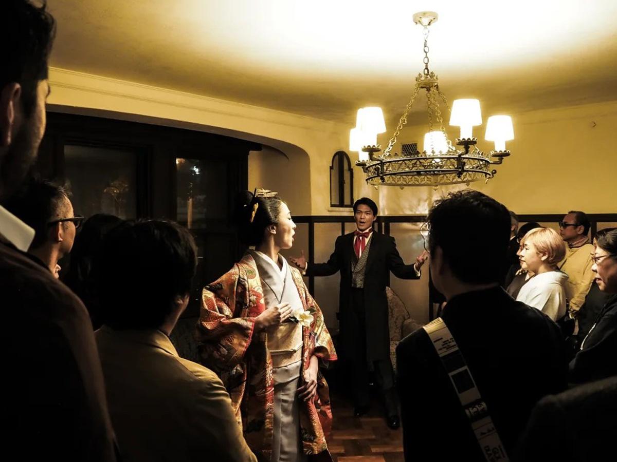 昨年3月に「九段ハウス」で上演された「椿姫」のワンシーン