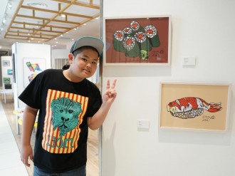 12歳のイラストレーター「ミラクルくん」、渋谷パルコで展示&限定店