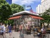 新宿サザンテラスにベルギービール「プティ デリリウム タップ カフェ」