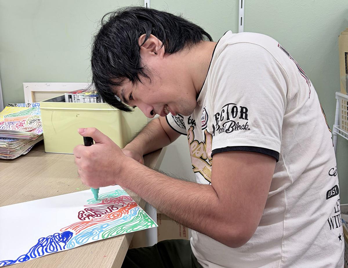 アーティストの押野和樹さん