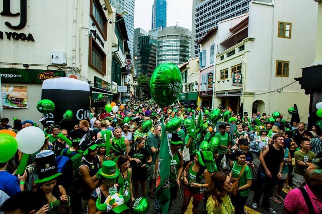 シンガポールで「St Patrick's Day Festival」