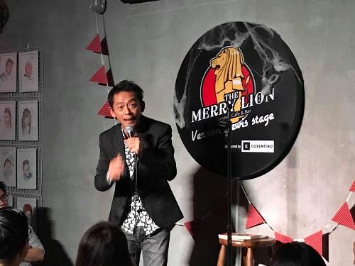 シンガポールでぜんじろうさんお笑いライブ 地元民向け英語公演