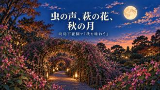 特別企画　大川真智子「虫の声、萩の花、秋の月――向島百花園で秋を味わう」