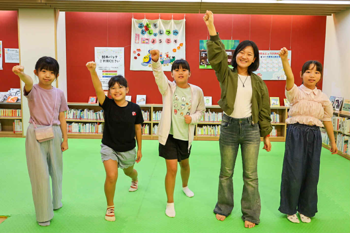 認定された子ども司書の5人
