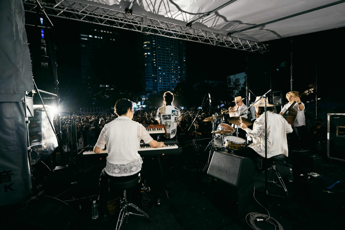 昨年の錦糸公園会場のライブの様子（画像提供＝すみだストリートジャズフェスティバル）