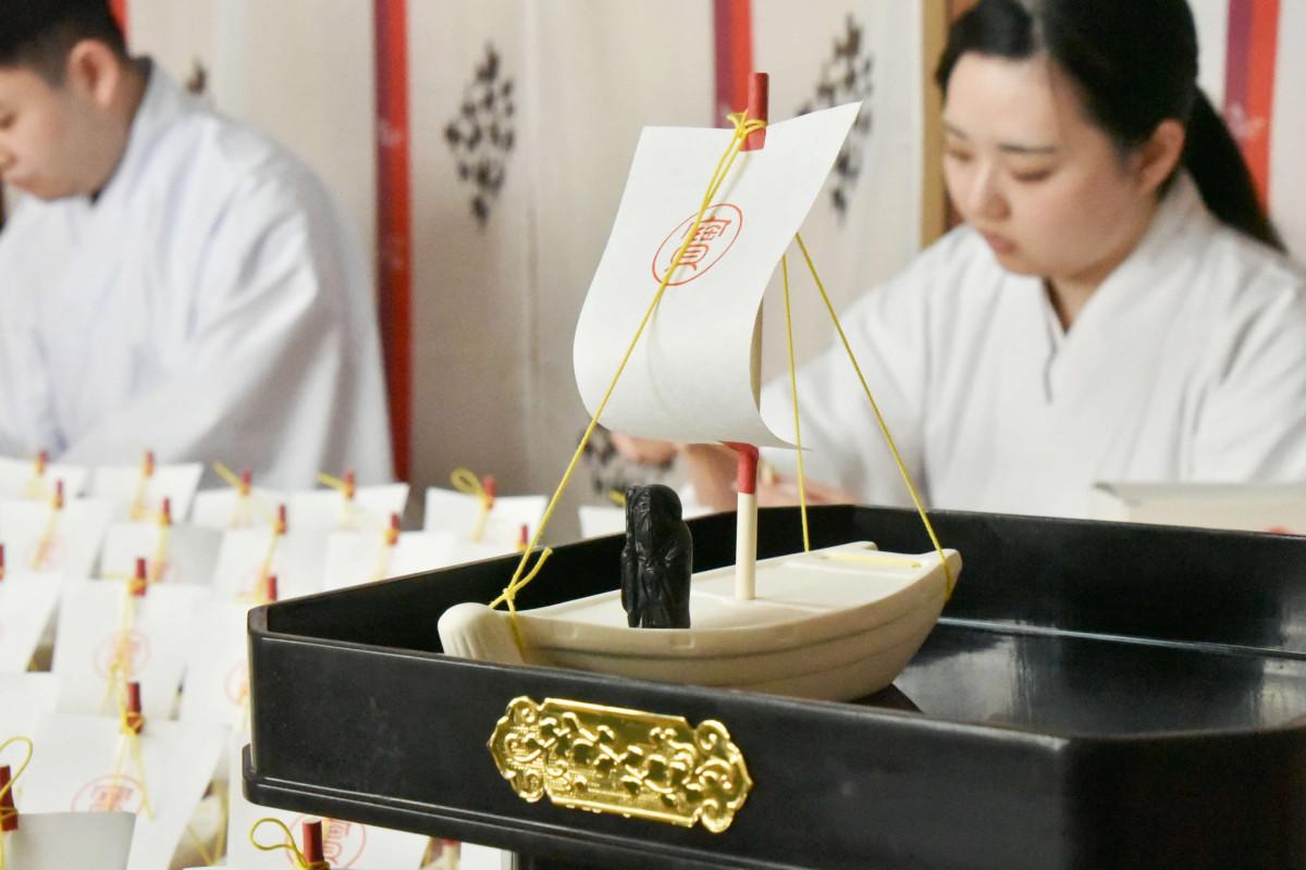 「隅田川七福神めぐり」に向けた「宝舟づくり」