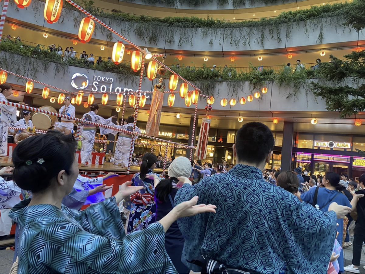 スカイツリーの足元が会場