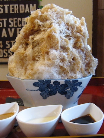 珈琲かき氷(650円)