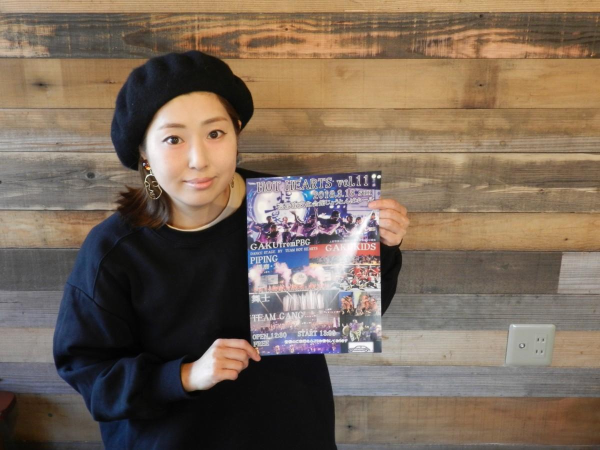 HOT HEARTS Vol.11のダンス発表会をPRするMAOさん
