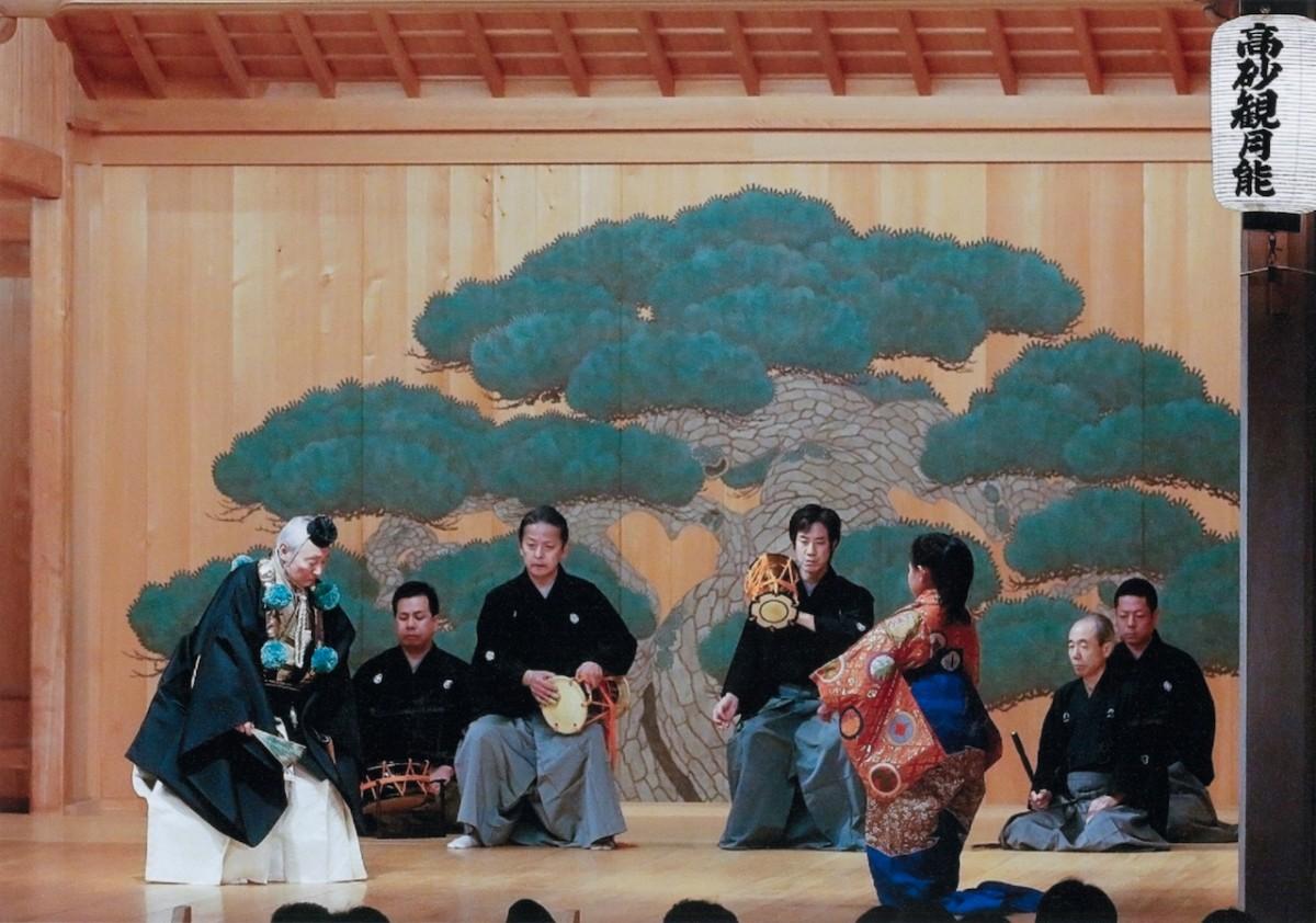 昨年の観月能の様子
