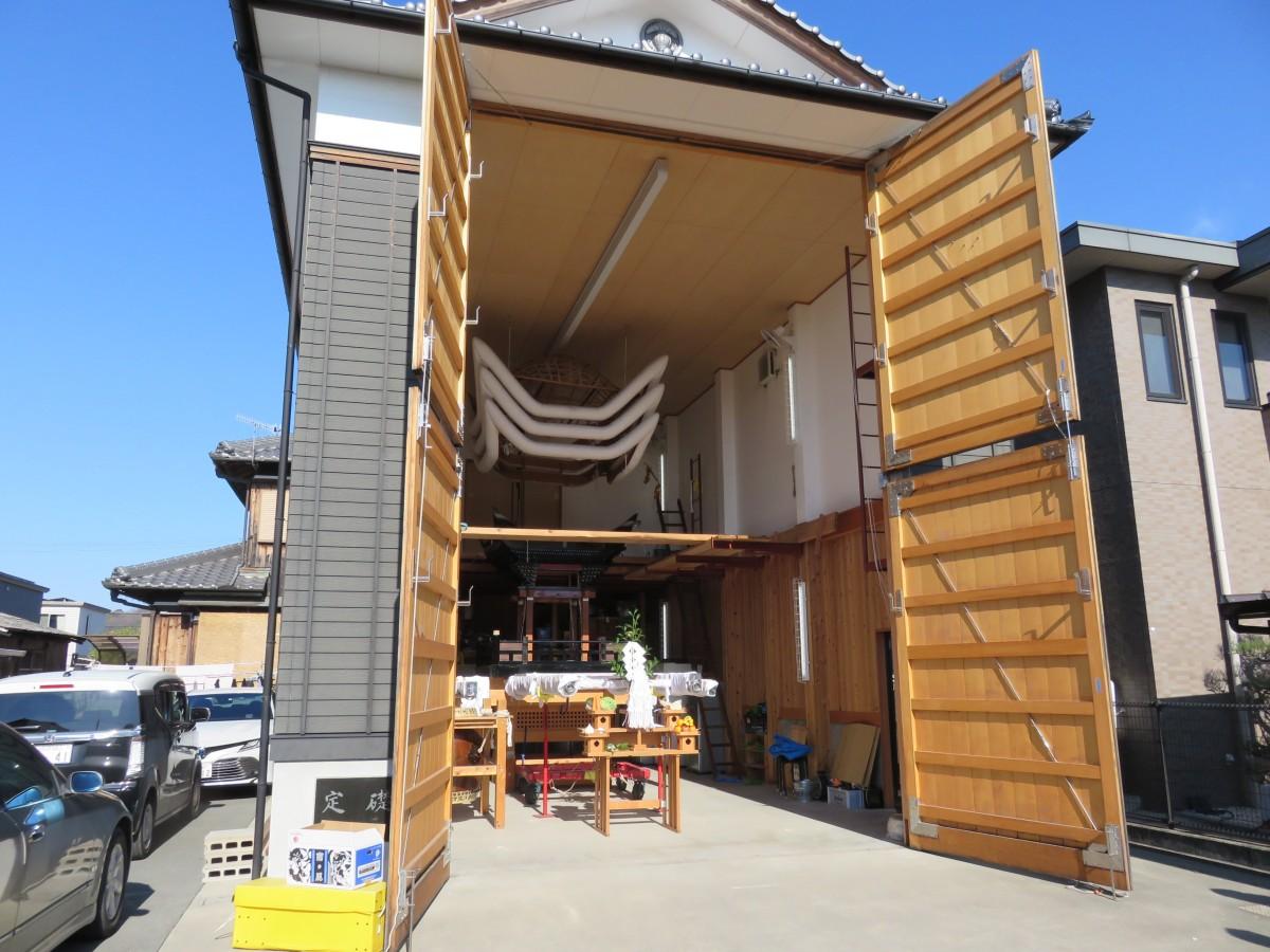 32年間東之町で活躍した屋台