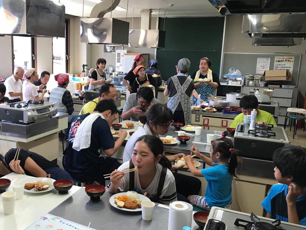 9月7日に開催された「わくわく食堂」の様子