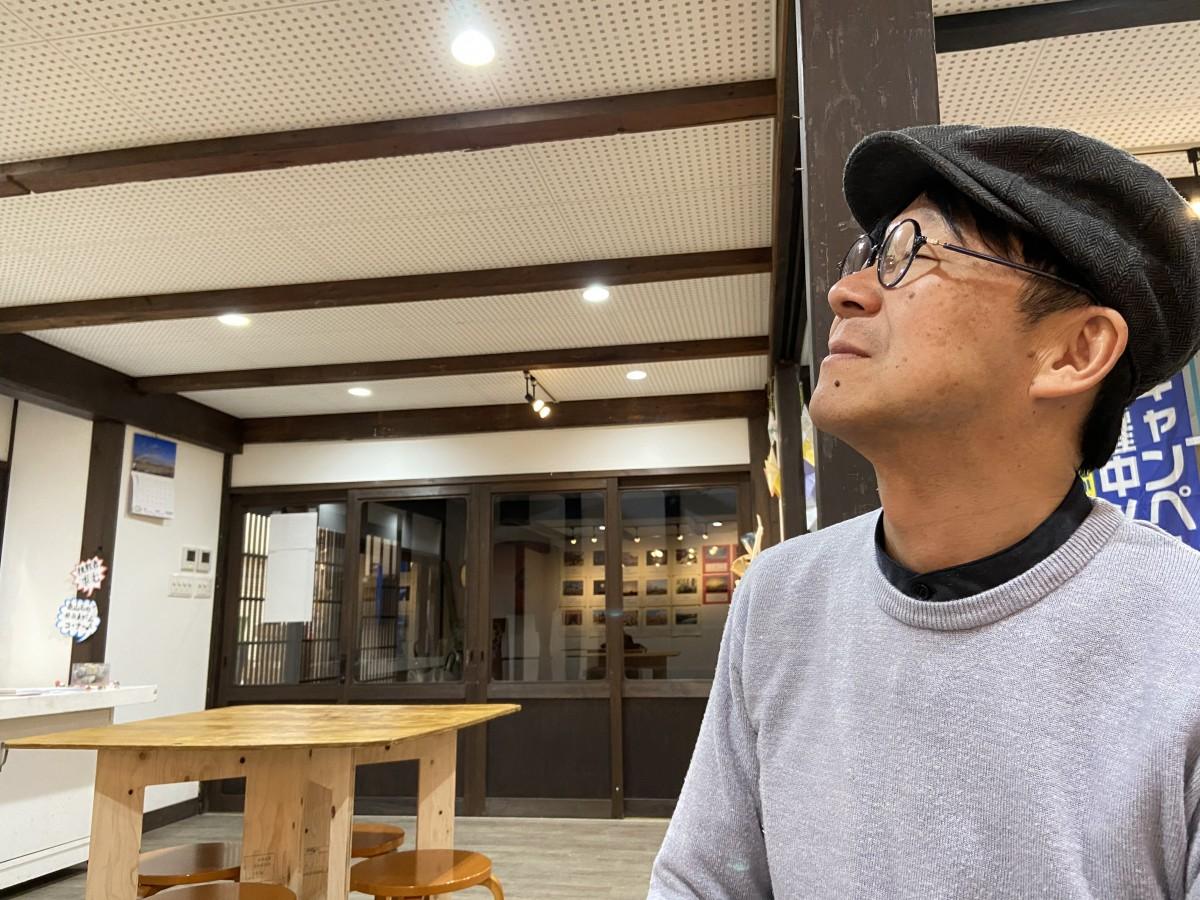 高砂でやってみたいことを妄想する衣笠収さん