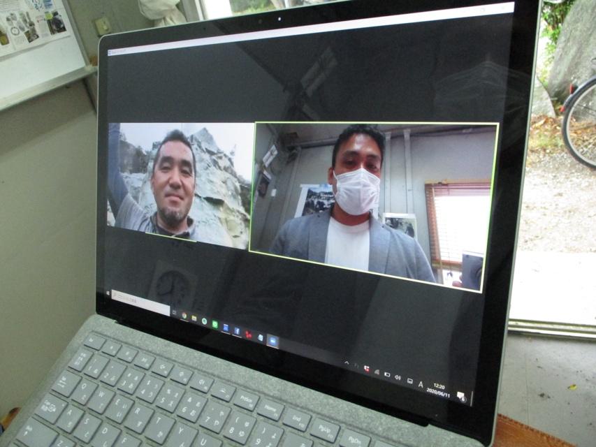 オンライン工場見学のデモンストレーション