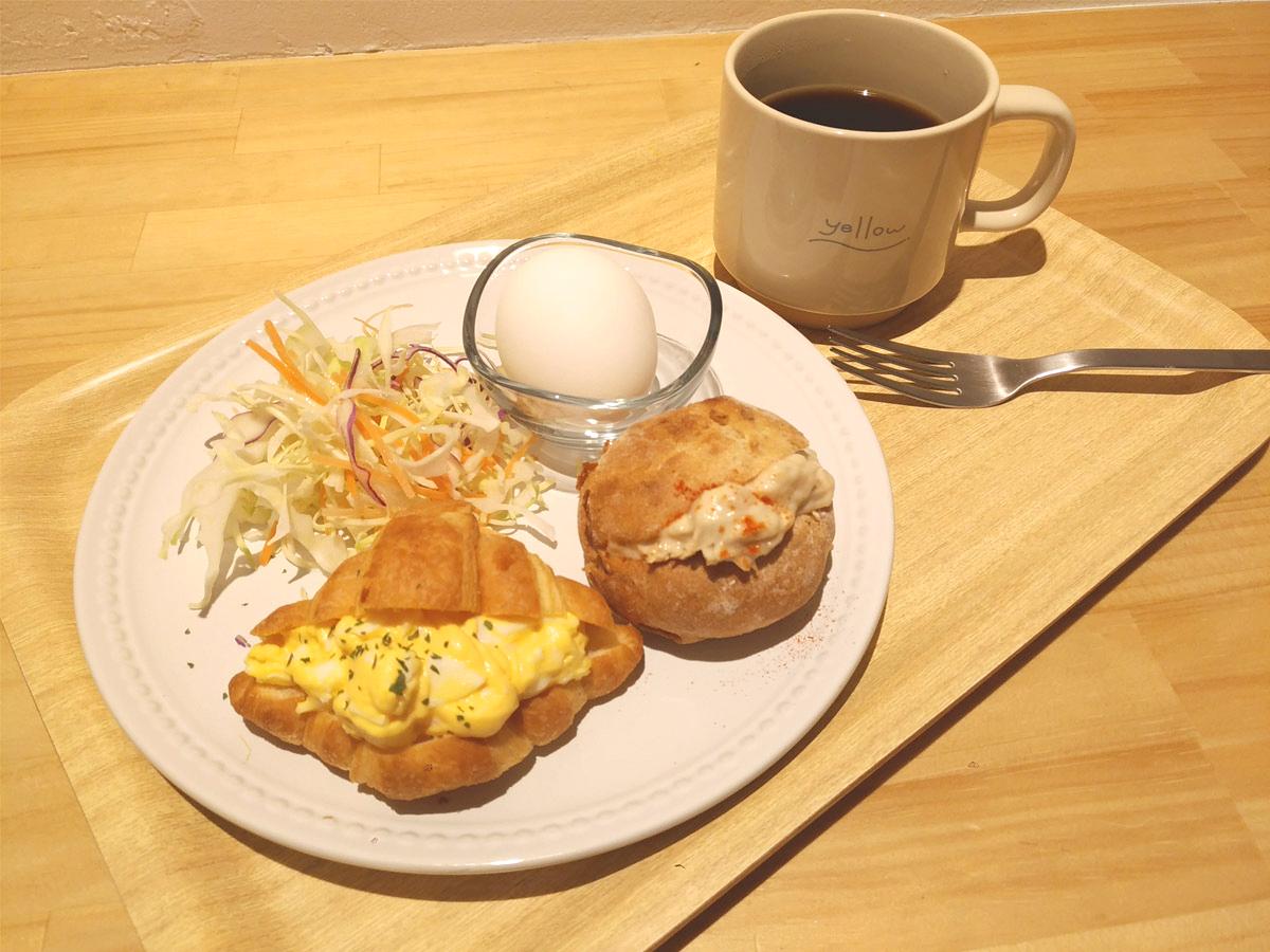 提供するモーニングのセット