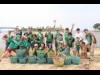 高砂海浜公園でアオサ清掃イベント 堆肥で野菜作りも視野に