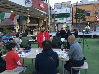 前橋市街地で屋外「まえばし酒場」4度目の正直 警戒度3受け