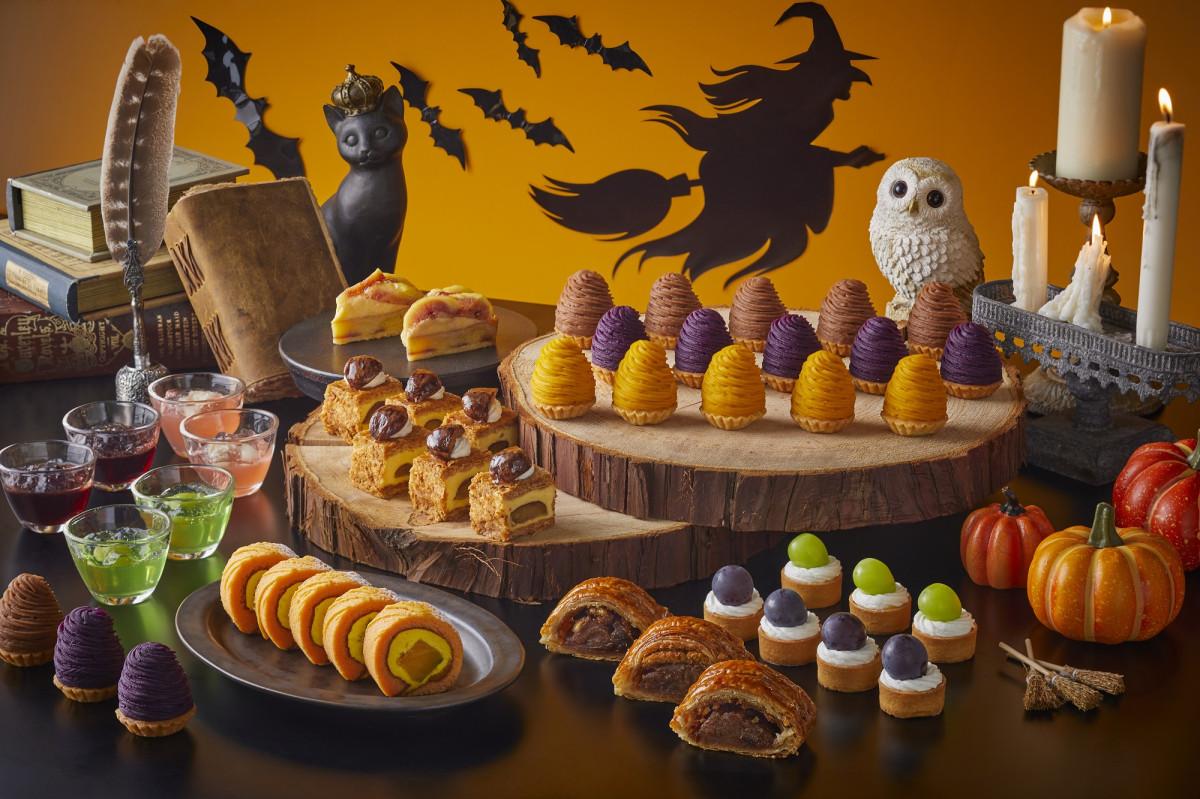 ホテルニューオータニ博多の「スーパースイーツビュッフェ ハロウィーンパーティーナイト」の提供メニュー