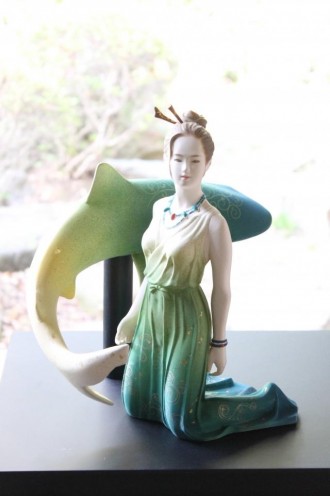 アクロス福岡で「博多人形 未来展」 60点展示販売